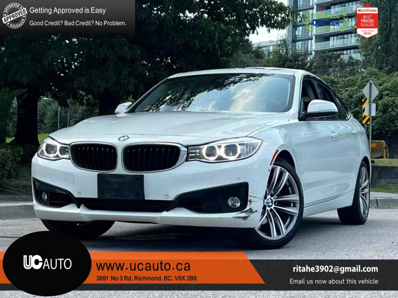 Used 2015 BMW 3 Series Gran Turismo 328i xDrive Gran Turismo/ CLEAN TITLE/ BC LOCAL/ ONE OWNER for sale in Richmond, BC