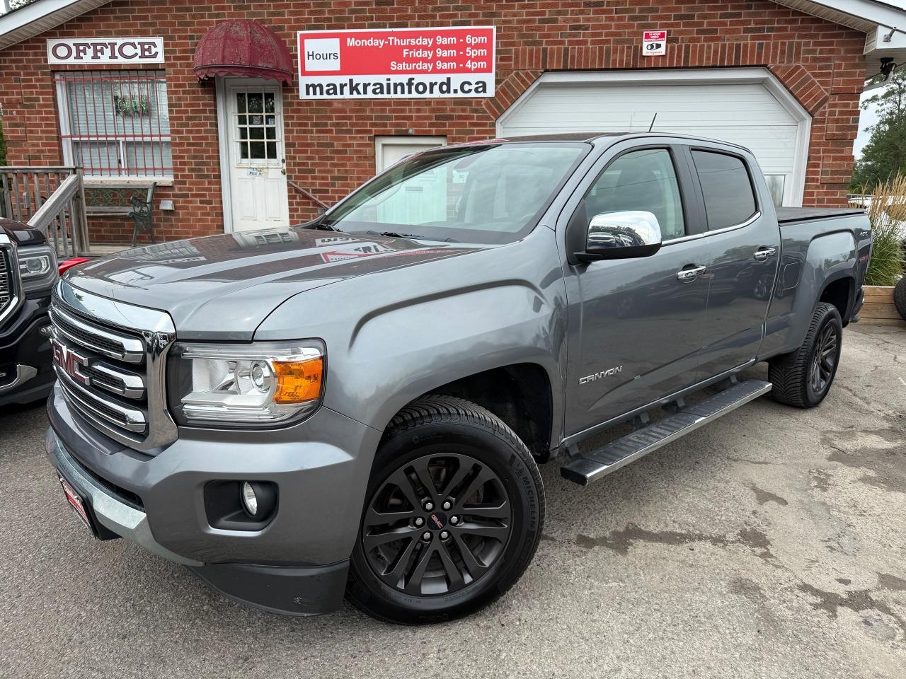 Used 2018 GMC Canyon 4WD SLT Crew 3.6 V6 Lthr Touch Screen BT Rear Cam for sale in Bowmanville, ON