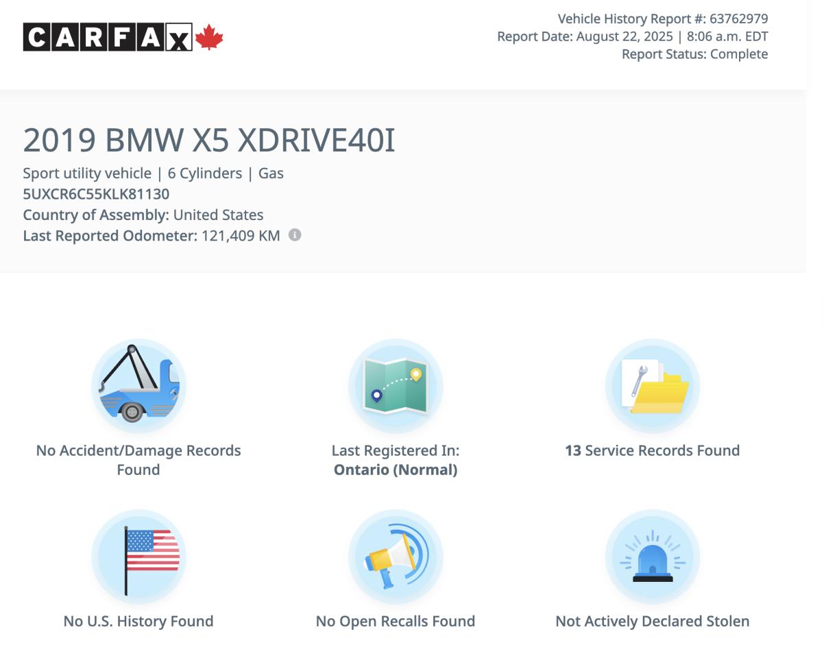 2019 BMW X5 xDrive40i No Accident Fully Loaded Photo2