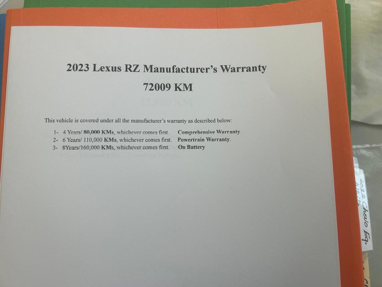 2023 Lexus RX RZ 450e No Accident One Owner EV - Photo #27