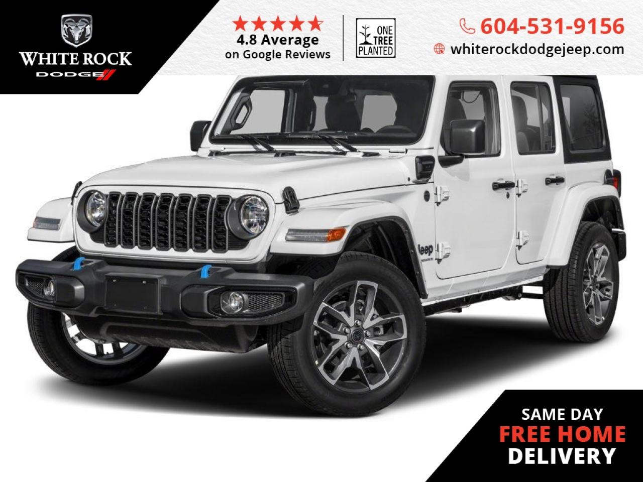 New 2025 Jeep Wrangler 4xe RUBICON for sale in Surrey, BC
