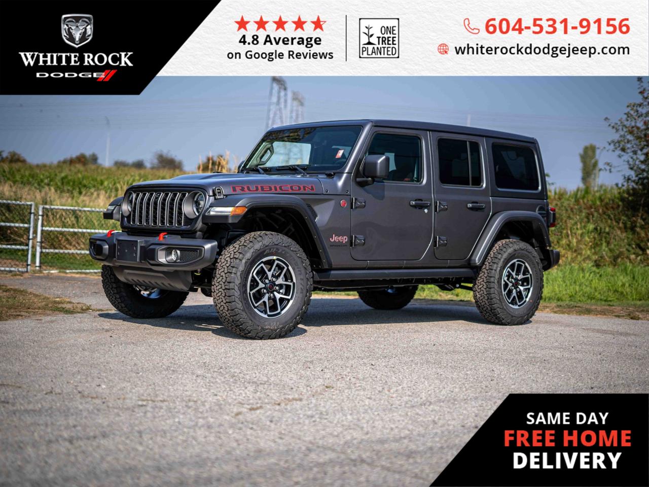 New 2025 Jeep Wrangler RUBICON for sale in Surrey, BC