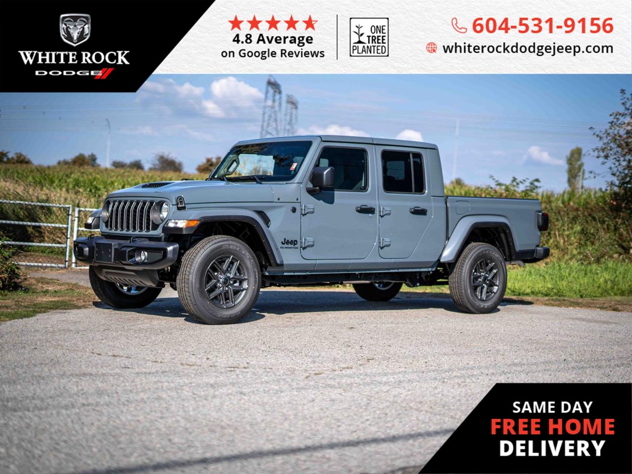 New 2025 Jeep Gladiator Sport S for sale in Surrey, BC