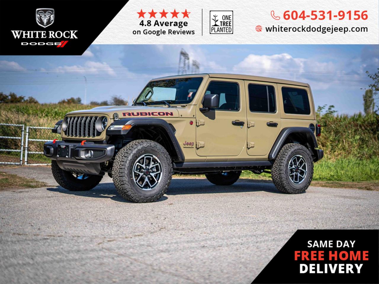 New 2025 Jeep Wrangler RUBICON for sale in Surrey, BC