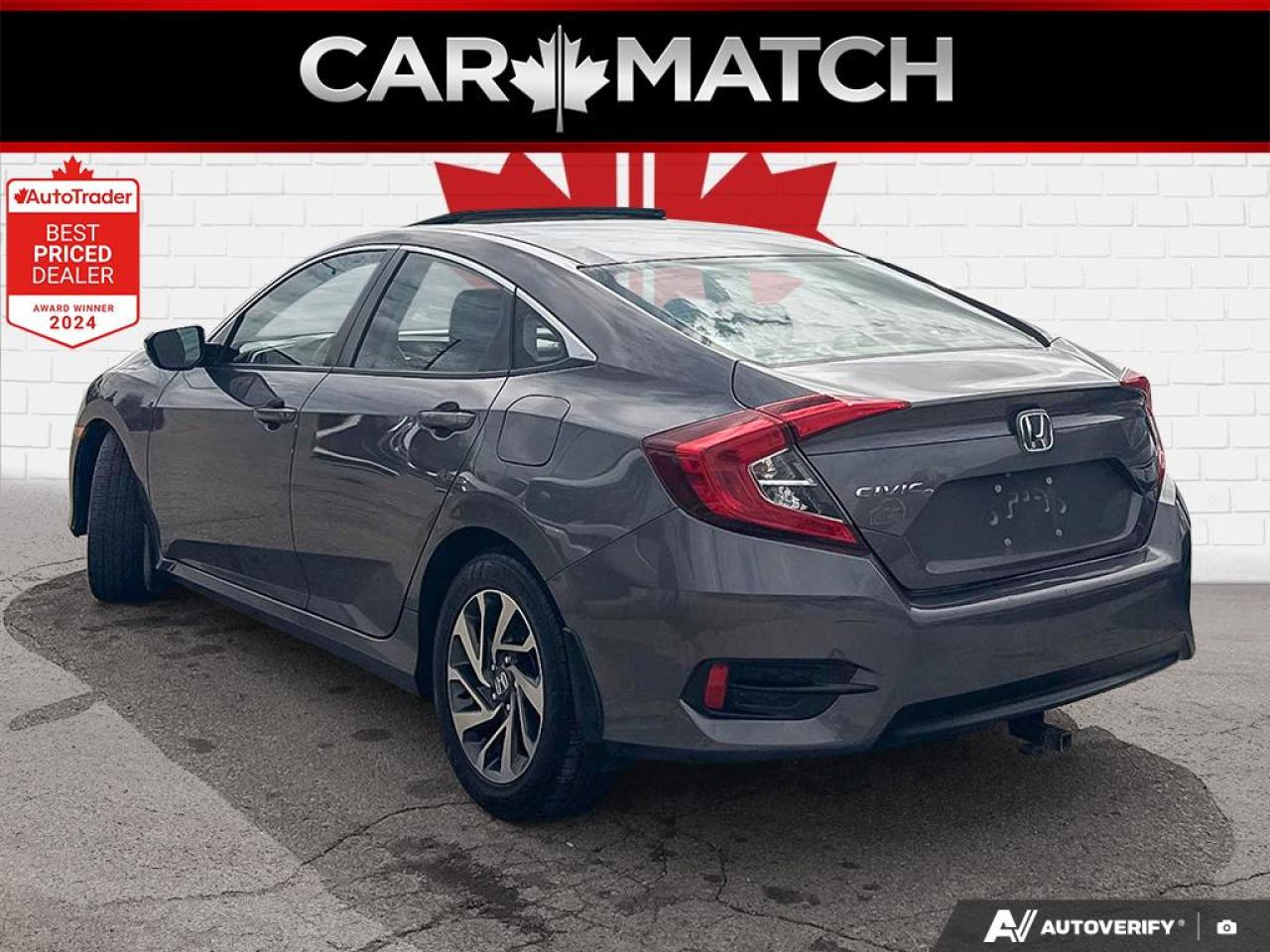 2018 Honda Civic EX / ROOF / HTD SEATS / BLINDSPOT CAMERA / ECOMODE - Photo #3