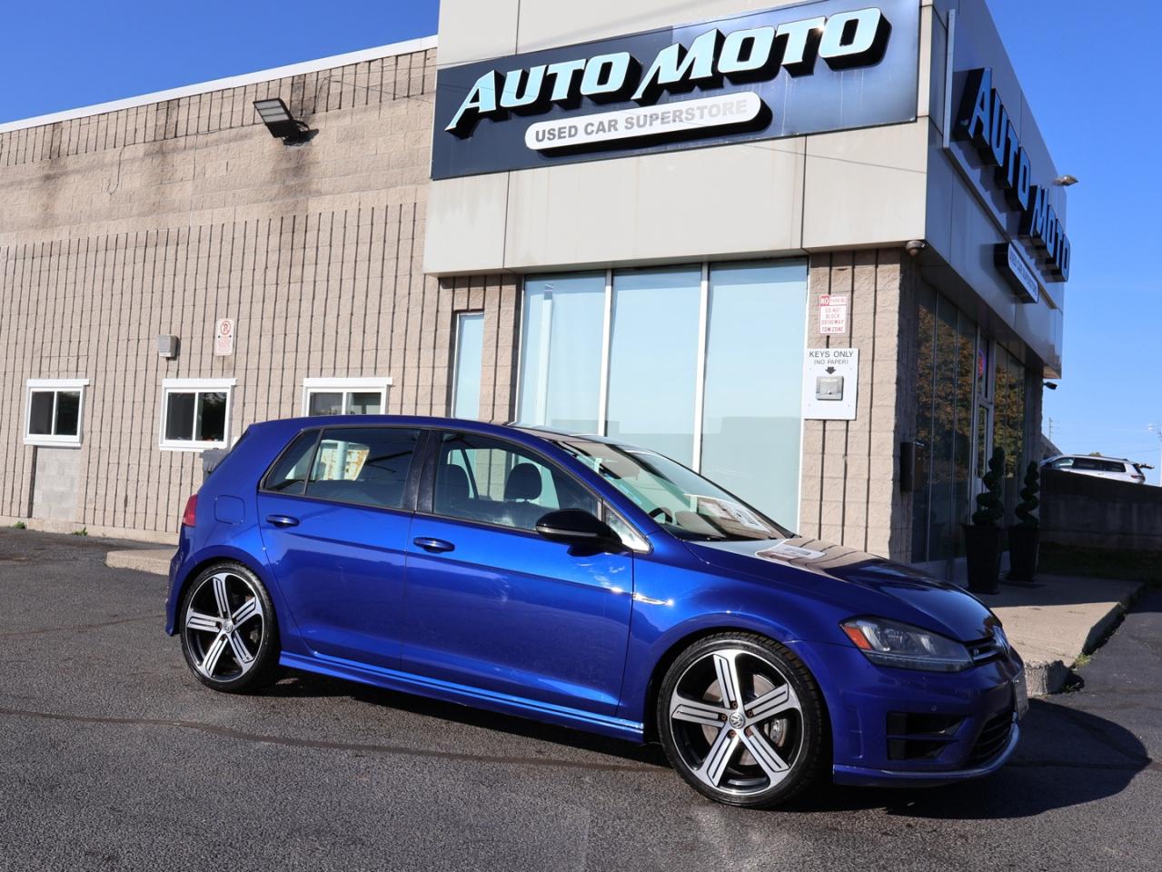 Used 2016 Volkswagen Golf R 2.0L DSG AWD CERTIFIED *1 OWNER*ACCIDENT FREE* CAMERA NAV BLUETOOTH LEATHER HEATED SEATS CRUISE ALLOYS  NAV for sale in Burlington, ON