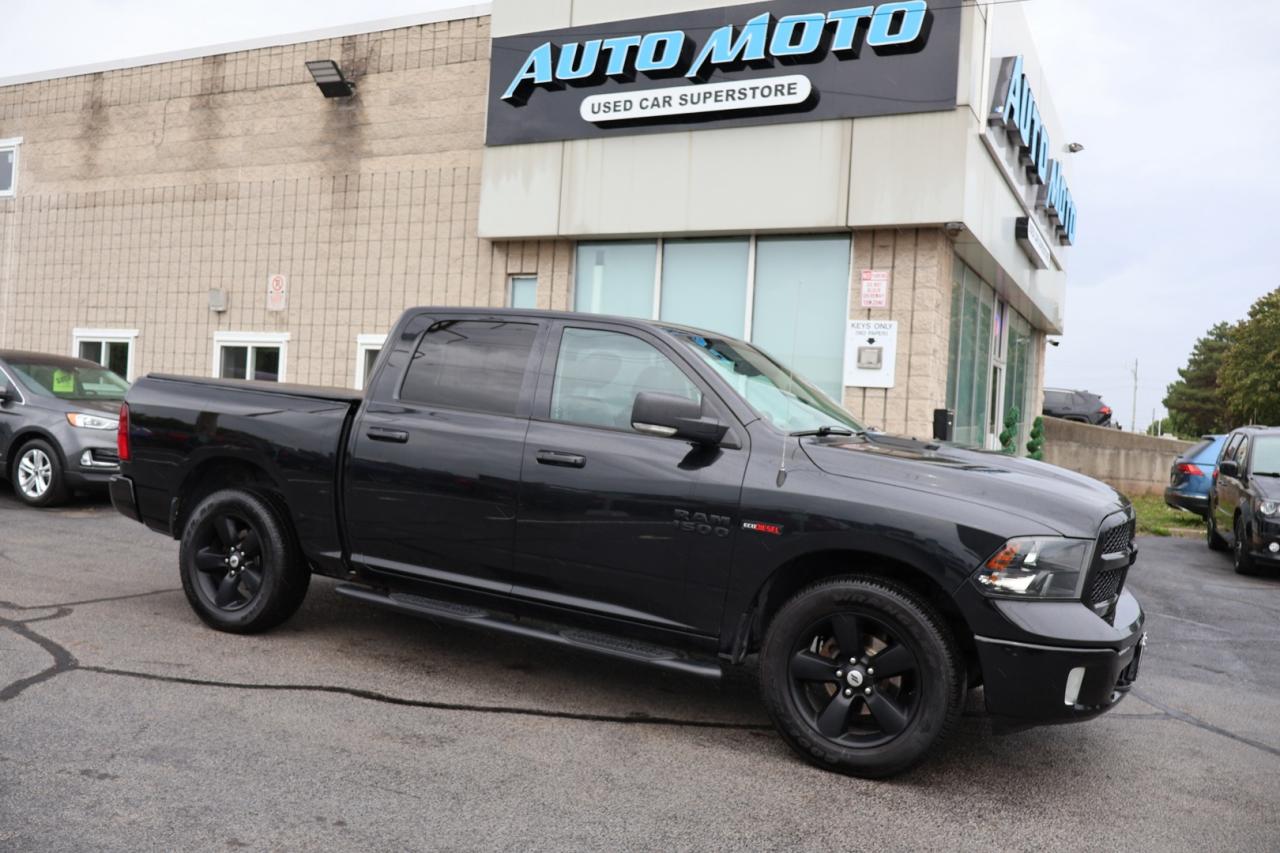 Used 2018 RAM 1500 SLT-BIG HORN CREW 4WD CERTIFIED *DODGE MAINTAIN* CAMERA BLUETOOTH LEATHER HEATED SEATS CRUISE ALLOYS for sale in Burlington, ON
