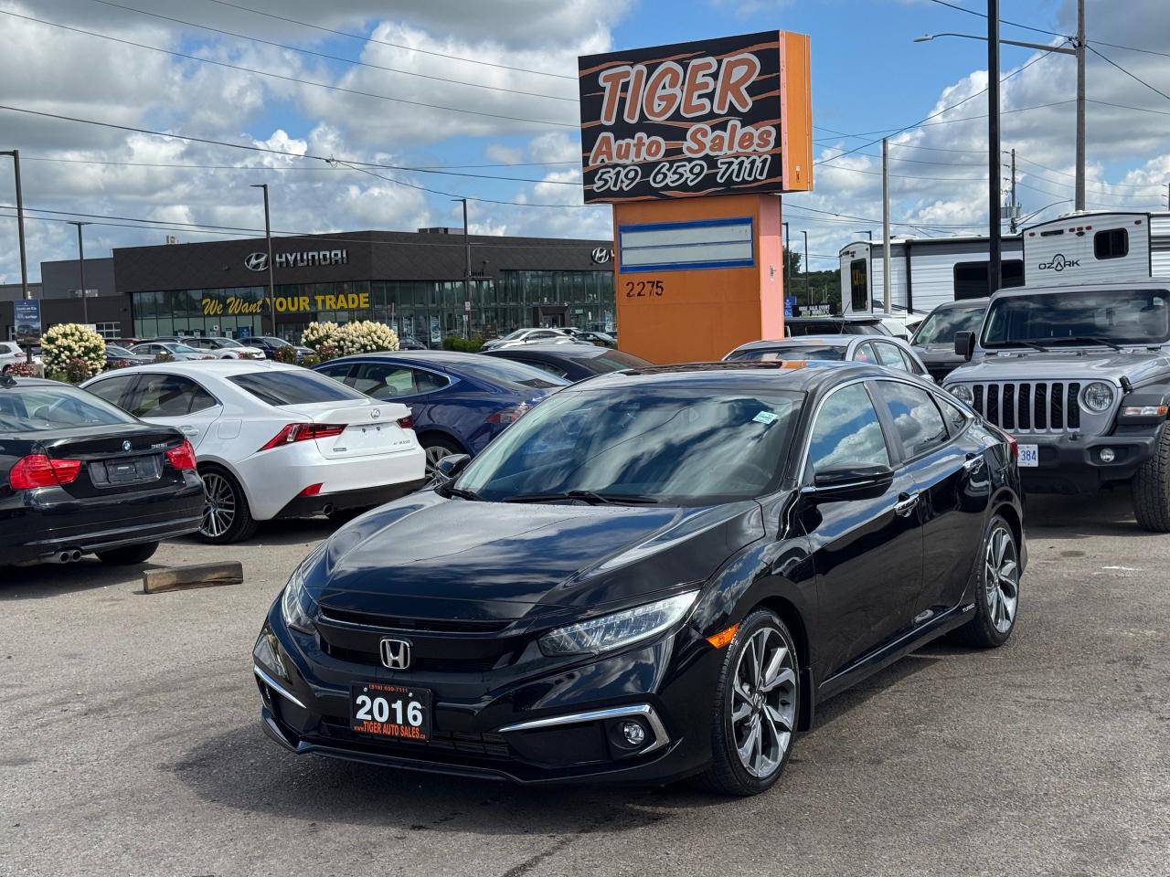 2016 Honda Civic Touring, LEATHER, SUNROOF, ONLY 134KMS, CERTIFIED