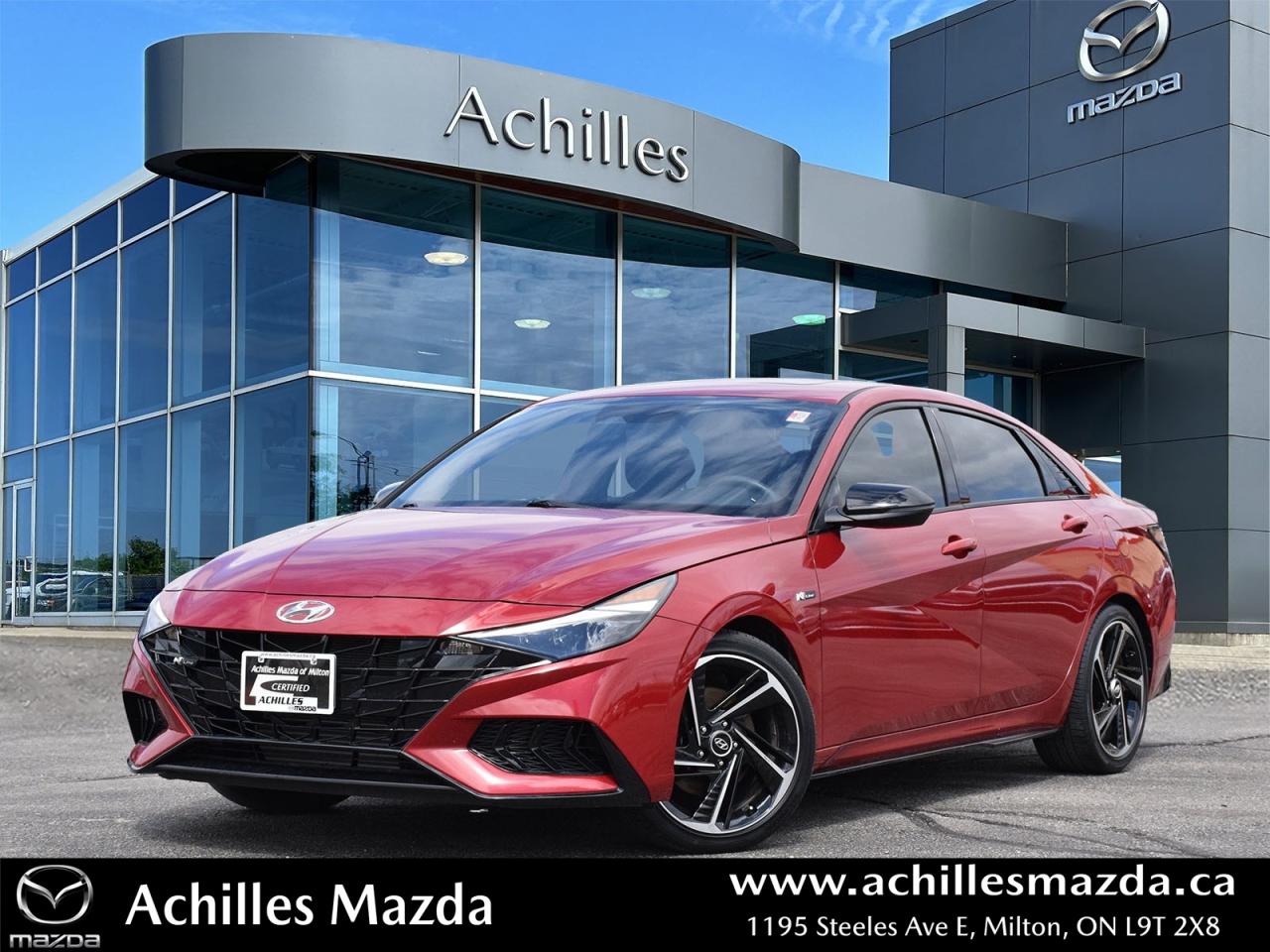 Used 2022 Hyundai Elantra N Line N-LINE, MOONROOF, LOADED for sale in Milton, ON