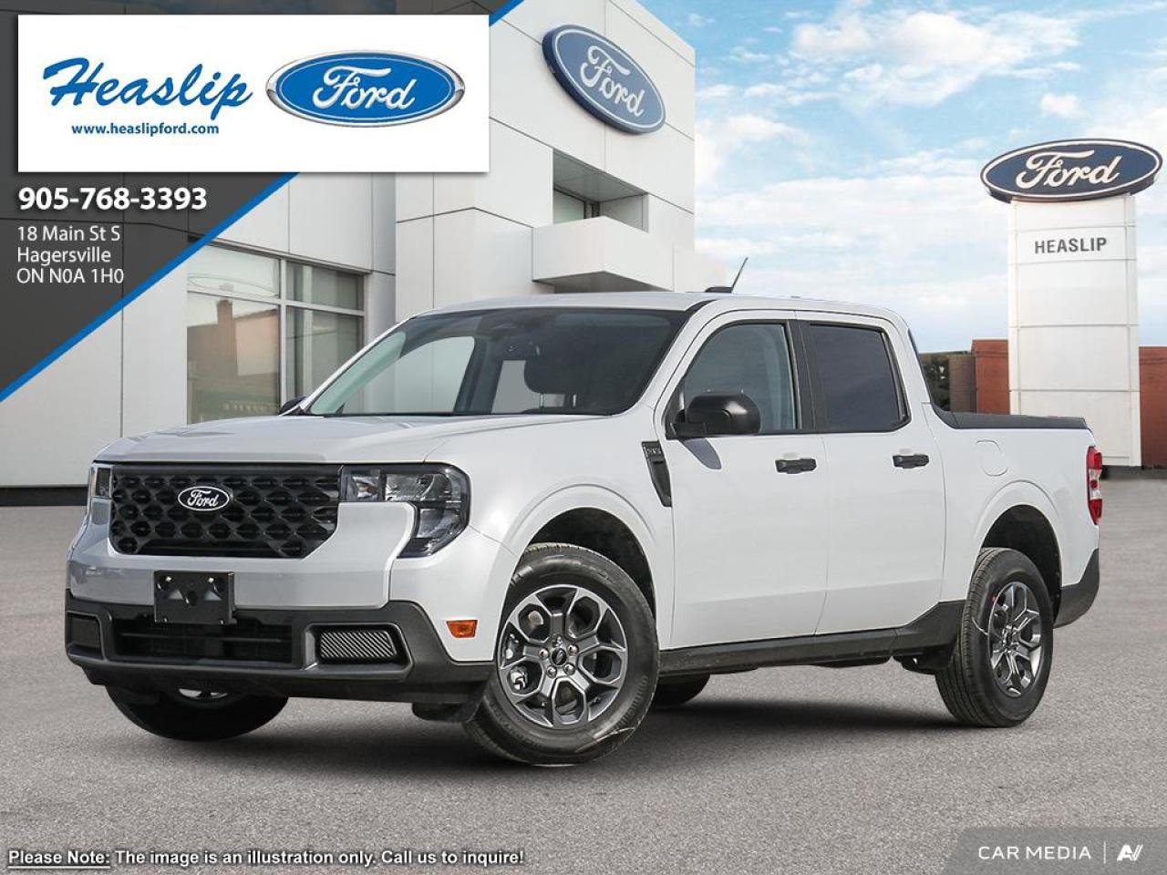 <p>Looking for a versatile and fuel-efficient pickup thats ready for anything? Check out this brand-new 2025 Ford Maverick XLT, now available at Heaslip Ford! This compact truck is packed with features and offers a unique blend of capability and practicality, perfect for navigating city streets or tackling weekend adventures. With its sleek Space White Metallic exterior and a comfortable Black Onyx/Platinum Blue interior, this Maverick is sure to turn heads wherever you go.</p>
<p>This 2025 Ford Maverick XLT is a true workhorse, boasting a fuel-sipping hybrid engine and all-wheel drive, ensuring youre ready for any weather condition. The XLT trim level offers a host of premium features designed to enhance your driving experience. From its advanced technology to its thoughtful design, this Maverick is built to make your life easier and more enjoyable. Visit Heaslip Ford today to experience the future of pickup trucks!</p>
<p>Here are five standout features of this 2025 Ford Maverick XLT:</p>
<ul>
<li><strong>Fuel-Efficient Hybrid Powertrain:</strong> Experience impressive fuel economy without sacrificing power.</li>
<li><strong>All-Wheel Drive:</strong> Confidently handle any road condition with superior traction and control.</li>
<li><strong>XLT Luxury Package:</strong> Enjoy premium comfort and convenience features.</li>
<li><strong>4K Tow Package:</strong> Ready to haul your gear with impressive towing capabilities.</li>
<li><strong>Power Tilt/Slide Moonroof:</strong> Let the sunshine in and enjoy the open air.</li>
</ul>
<p><strong><em>Powered by AutoIntelligence™</em></strong>
Vehicle information has been generated using artificial intelligence and is provided for informational purposes only. While efforts are made to ensure accuracy, please confirm all details directly with the dealer.</p>
