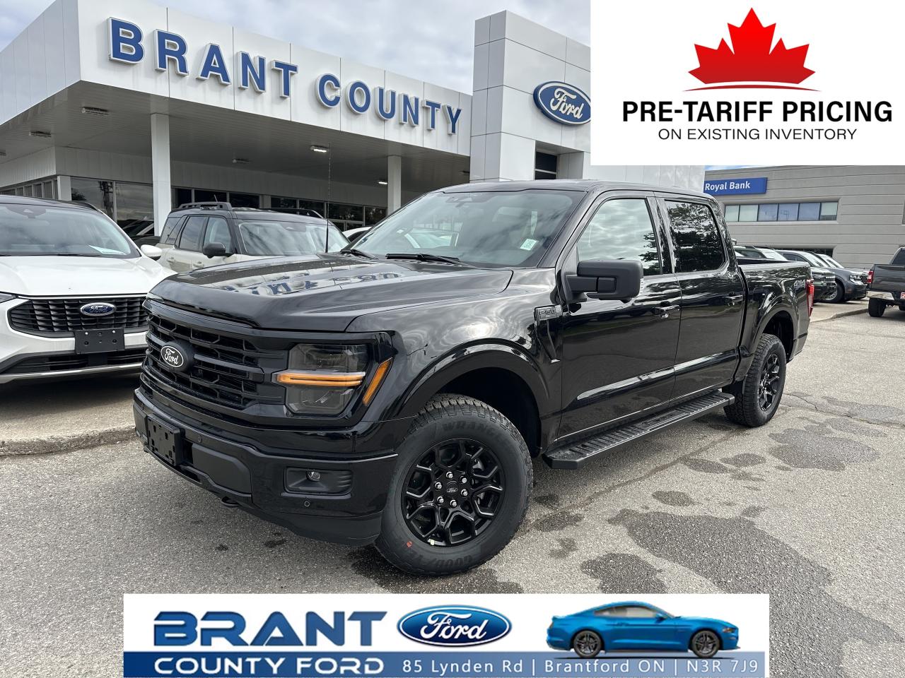 New 2025 Ford F-150 XLT | 2.7L V6 | XLT BLACK PACK | BED UTILITY | for sale in Brantford, ON