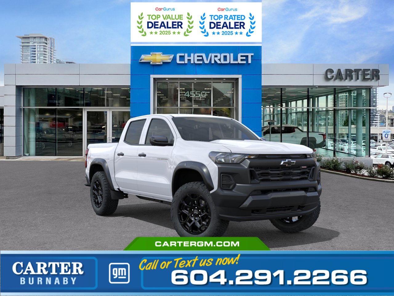 New 2026 Chevrolet Colorado TRAIL BOSS 4WD | 310HP TURBOMAX ENGINE/ADV TRAILER for sale in Burnaby, BC