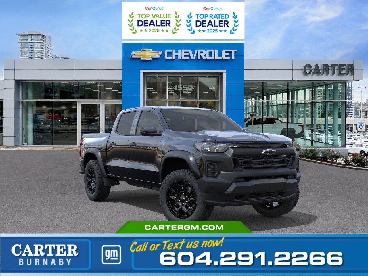 New 2026 Chevrolet Colorado 4WD TRAIL BOSS | TURBOMAX ENG/ADVANCED TRAILERING for sale in Burnaby, BC