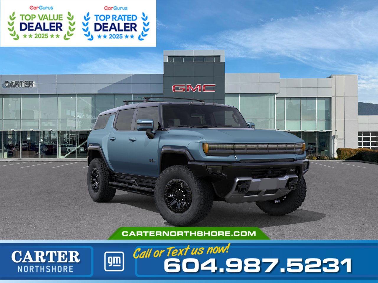 New 2024 GMC HUMMER EV SUV Skid Plates/Adpt Cruise Ctrl/Super Cruise/Rear Dif for sale in North Vancouver, BC