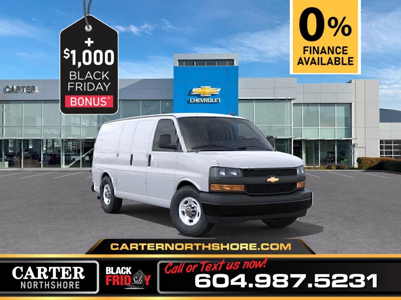 New 2025 Chevrolet Express Steel Wheels/Keyless Entry/Cruise Ctrl for sale in North Vancouver, BC