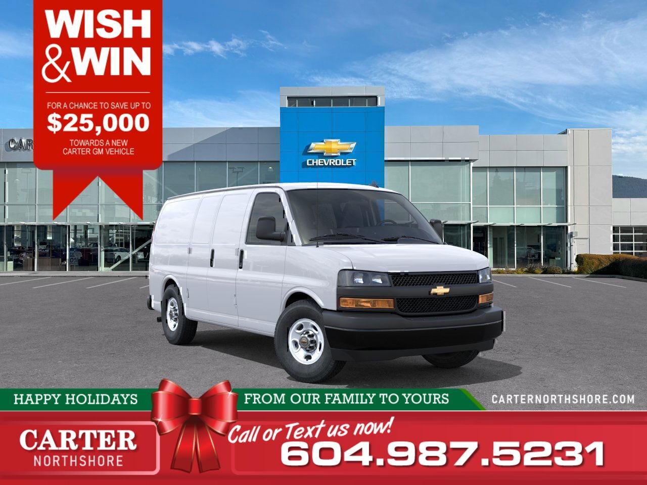 New 2025 Chevrolet Express Steel Wheels/Keyless Entry/Cruise Ctrl for sale in North Vancouver, BC