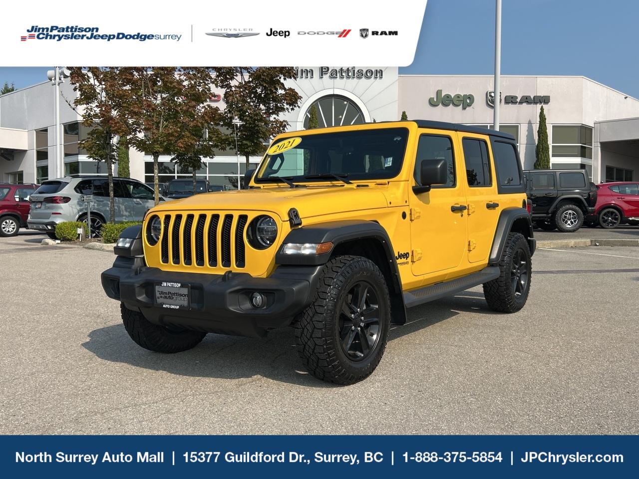 Used 2021 Jeep Wrangler | Hellayella | Weekend Adventure Ready! for sale in Surrey, BC