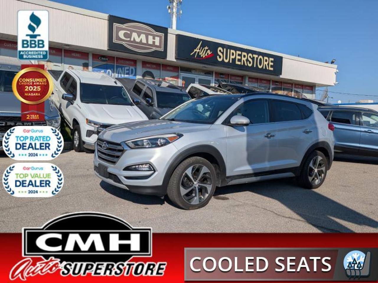 Used 2017 Hyundai Tucson Ultimate  **PWR GATE - PANO SUNROOF** for sale in St. Catharines, ON
