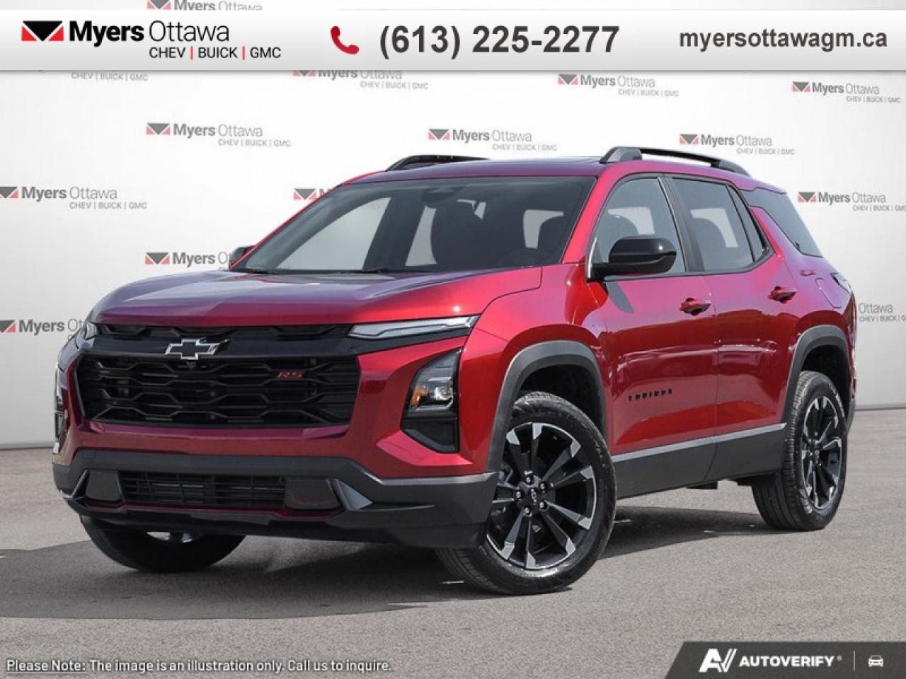 New 2026 Chevrolet Equinox RS  RS, AWD , SUNROOF, RADIANT RED for sale in Ottawa, ON