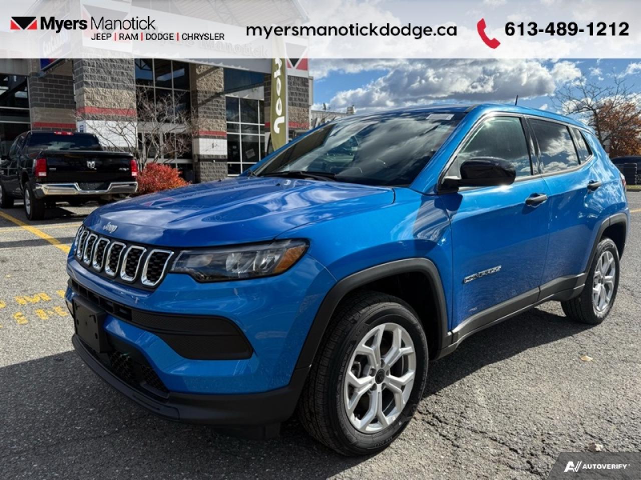 New 2025 Jeep Compass Sport  - Heated Seats -  LED Lights for sale in Ottawa, ON