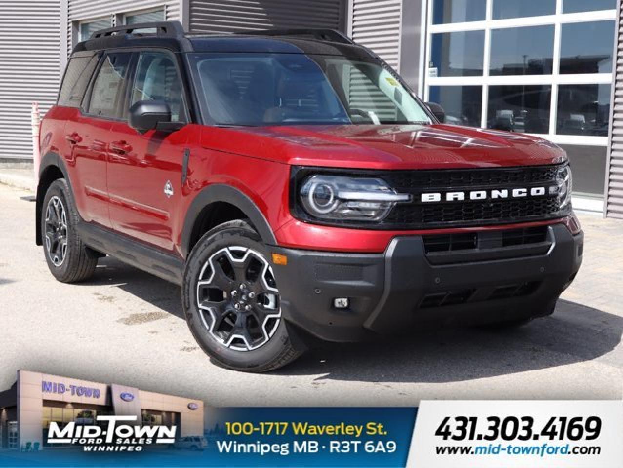 New 2025 Ford Bronco Sport Outer Banks | Molle Strap System | Auto Start-Stop for sale in Winnipeg, MB