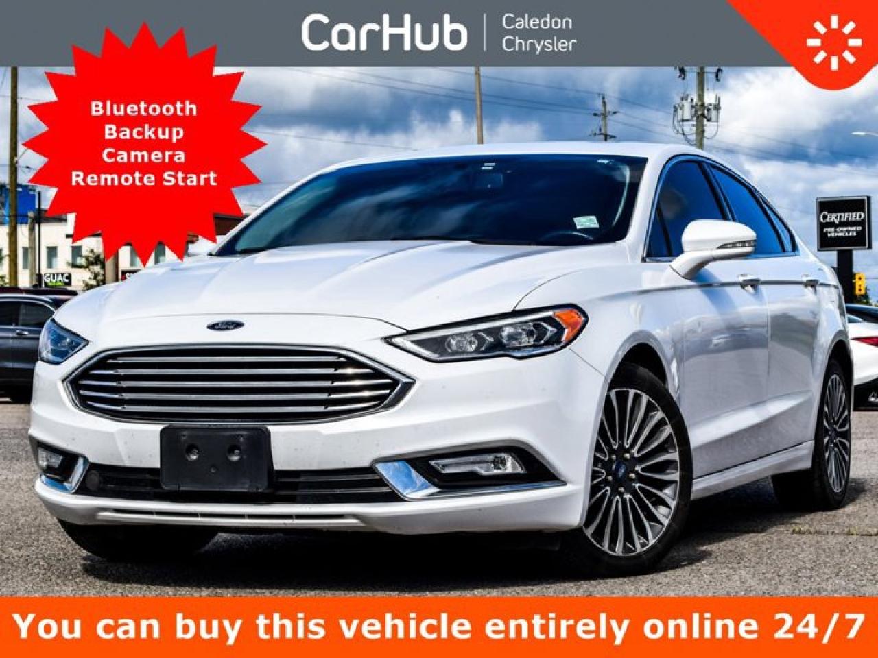 Used 2017 Ford Fusion Titanium AWD Sunroof R-Start Navigation Heated front Seats for sale in Bolton, ON