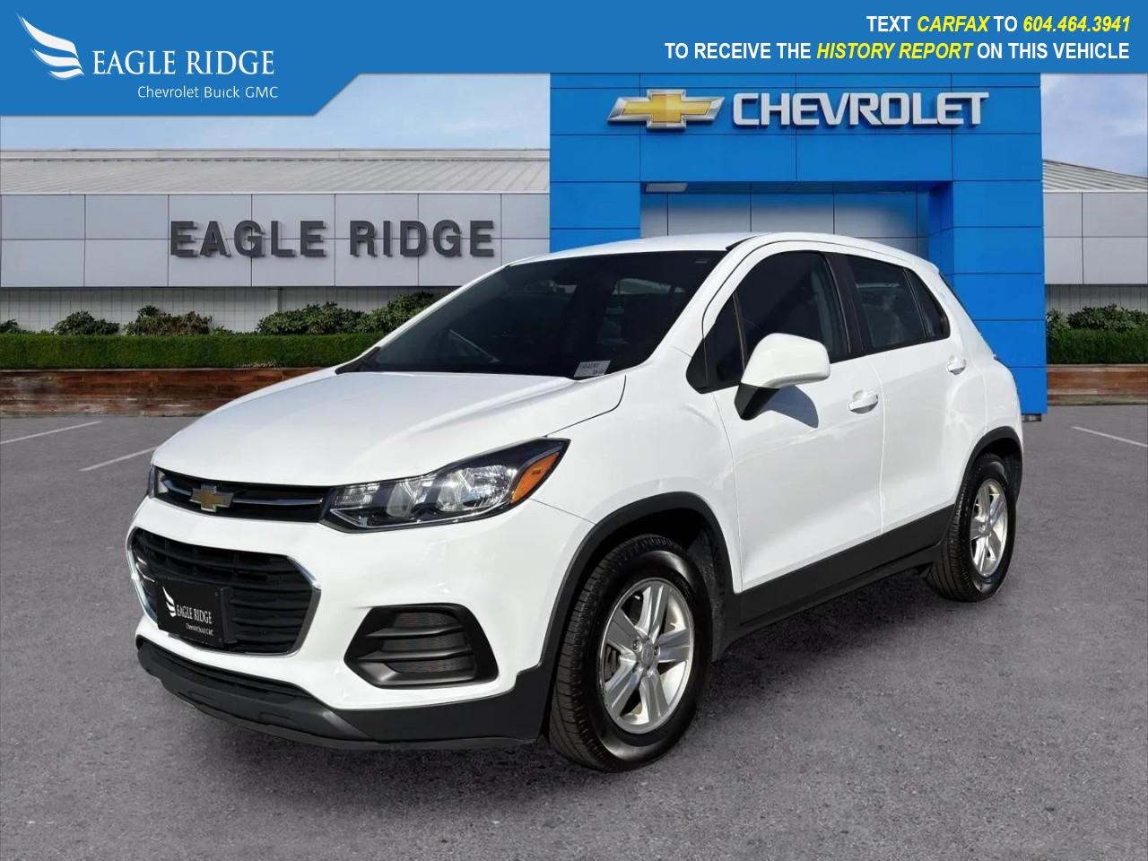 Used 2019 Chevrolet Trax LS Occupant sensing airbag, Outside Air Heater w/Fan, Outside temperature display, Power steering, Power windows, Remote keyless entry, Steering wheel mounted audio controls, Telescoping steering wheel for sale in Coquitlam, BC