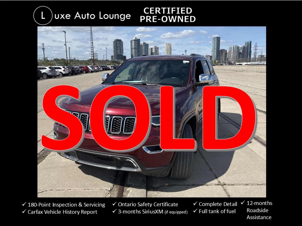 Used 2018 Jeep Grand Cherokee Limited | 4WD | LUXURY GROUP 2 | PANO ROOF!! for sale in Orleans, ON