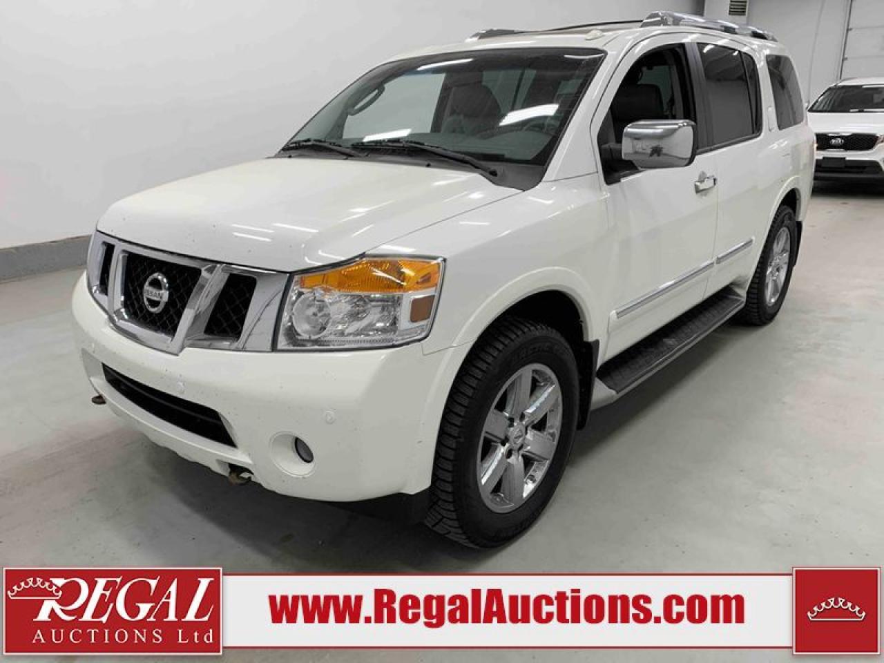 Used 2010 Nissan Armada Platinum Edition for sale in Calgary, AB