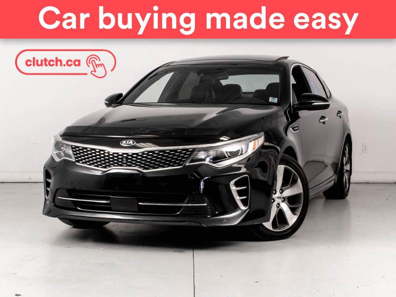 Used 2016 Kia Optima SXL Turbo w/ Sunroof, Heated Seats, Rearview Cam for sale in Bedford, NS