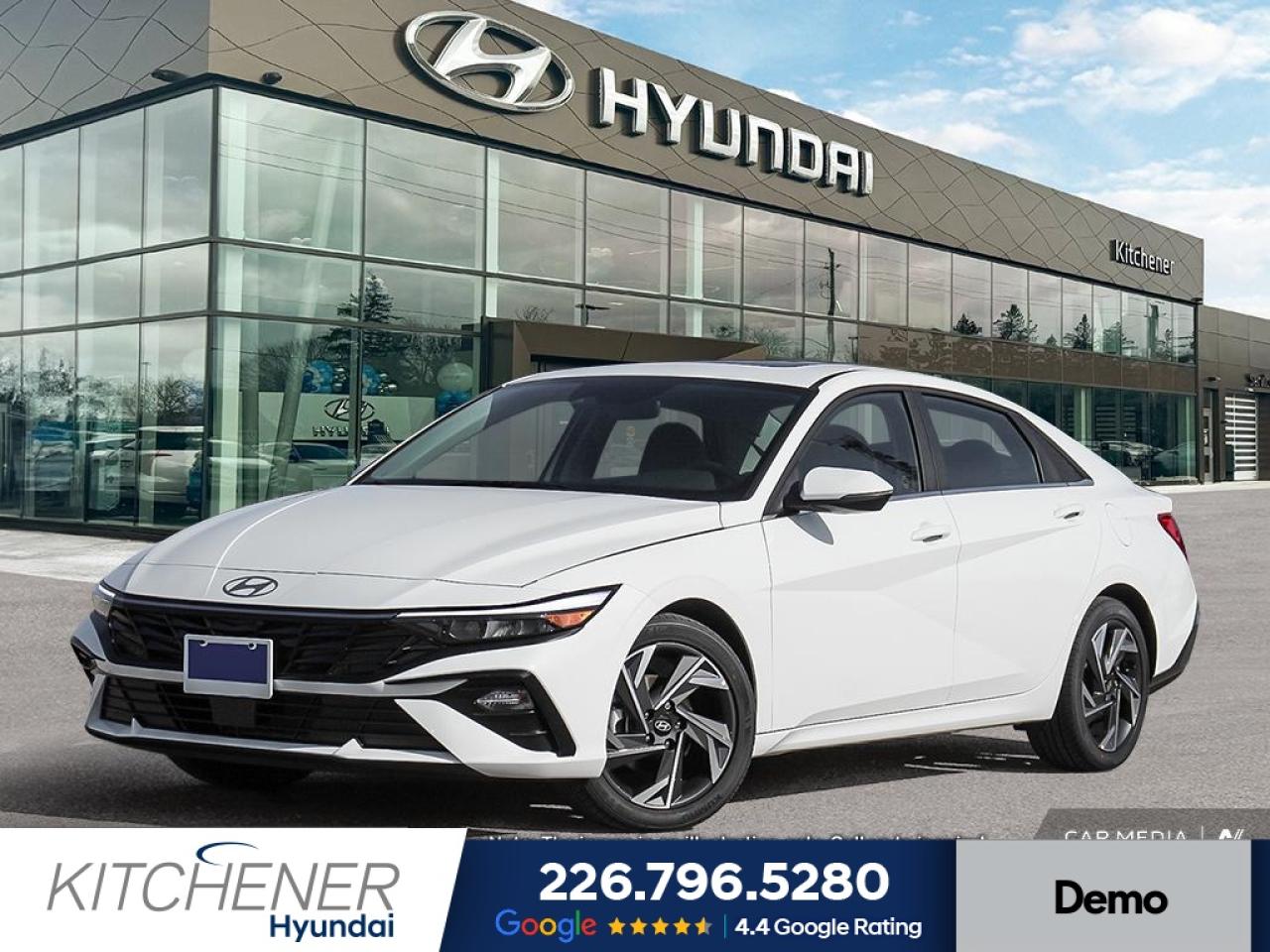 Used 2025 Hyundai Elantra Luxury LEATHER/SUNROOF/APPLE CAR PLAY/ANDROID AUTO for sale in Kitchener, ON