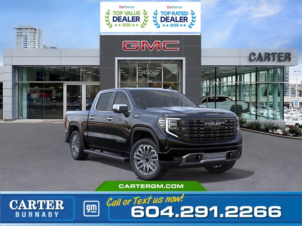 New 2026 GMC Sierra 1500 DENALI ULTIMATE 4WD | TRAILERING PKG/PWR SUNROOF for sale in Burnaby, BC