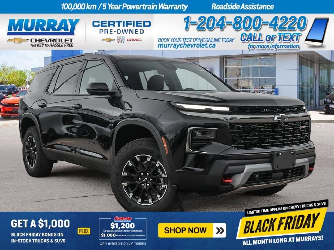 New 2026 Chevrolet Traverse Z71 for sale in Winnipeg, MB