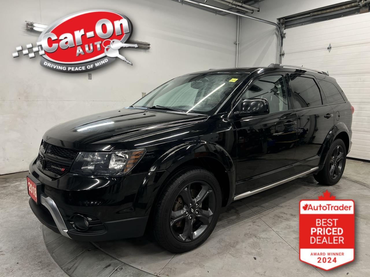 Used 2018 Dodge Journey CROSSROAD AWD | 7-PASS |HTD LEATHER |SUNROOF | DVD for sale in Ottawa, ON