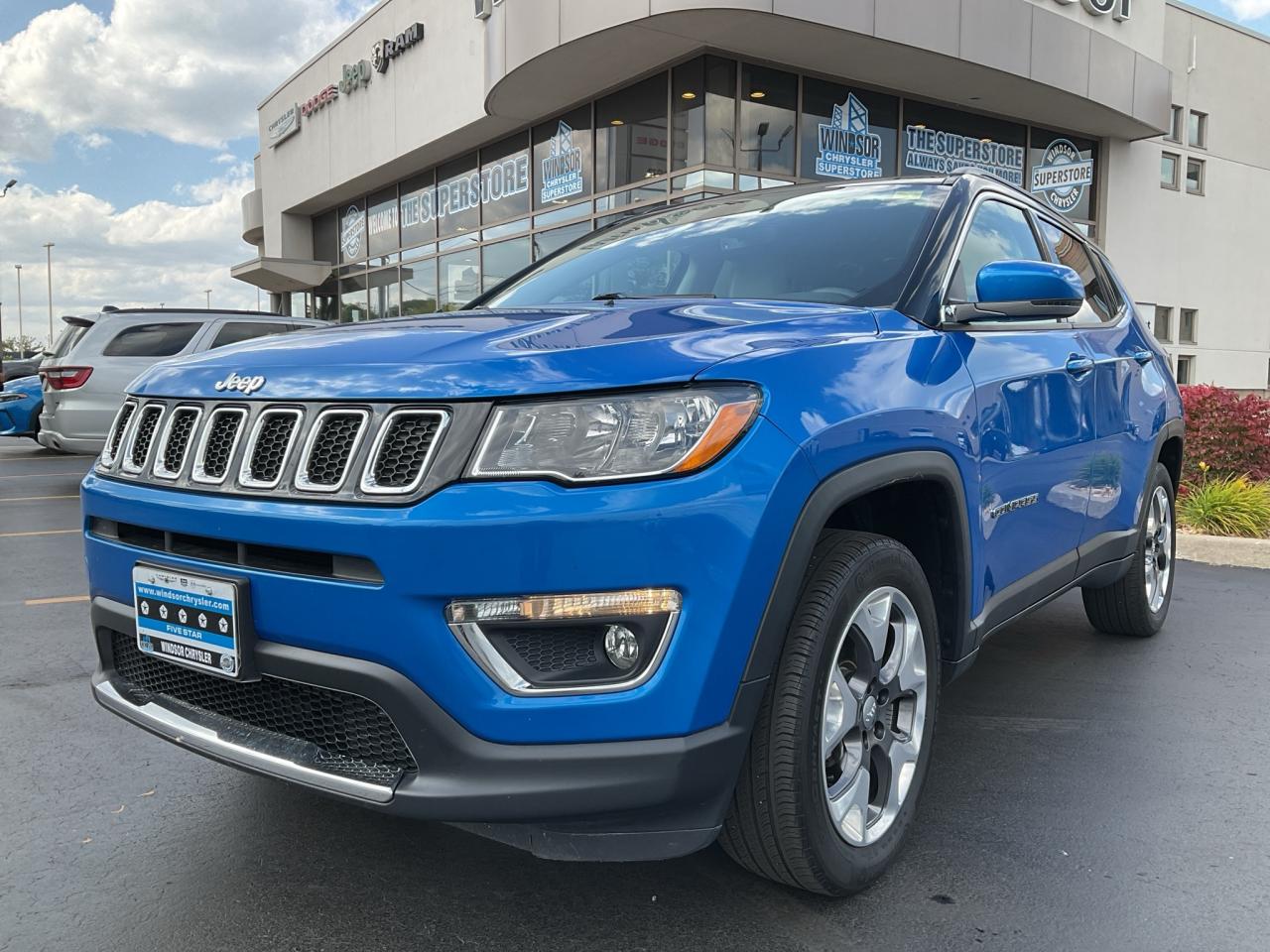 Used 2021 Jeep Compass HTD SEATS & WHEEL / RMT START / APPLE CARPLAY for sale in Windsor, ON