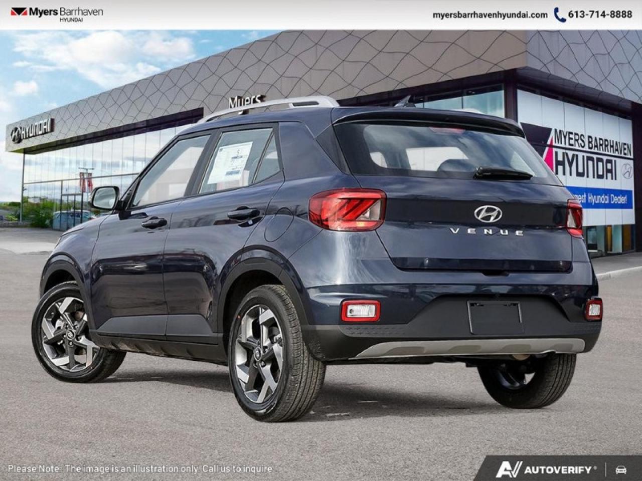 2025 Hyundai Venue Ultimate IVT w/Denim Interior  - $202 B/W Photo3