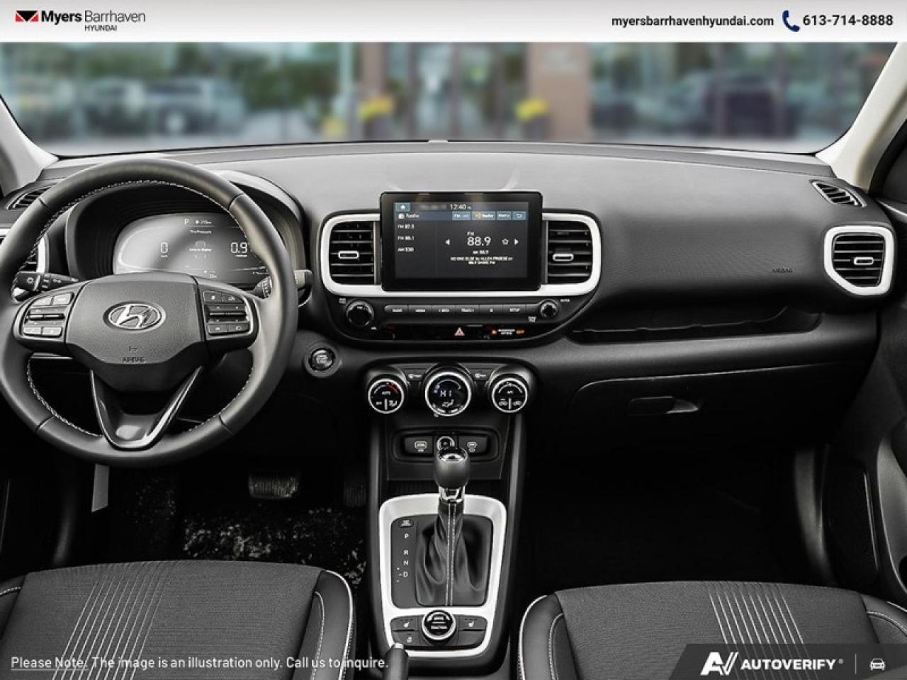 2025 Hyundai Venue Ultimate IVT w/Denim Interior  - $202 B/W Photo