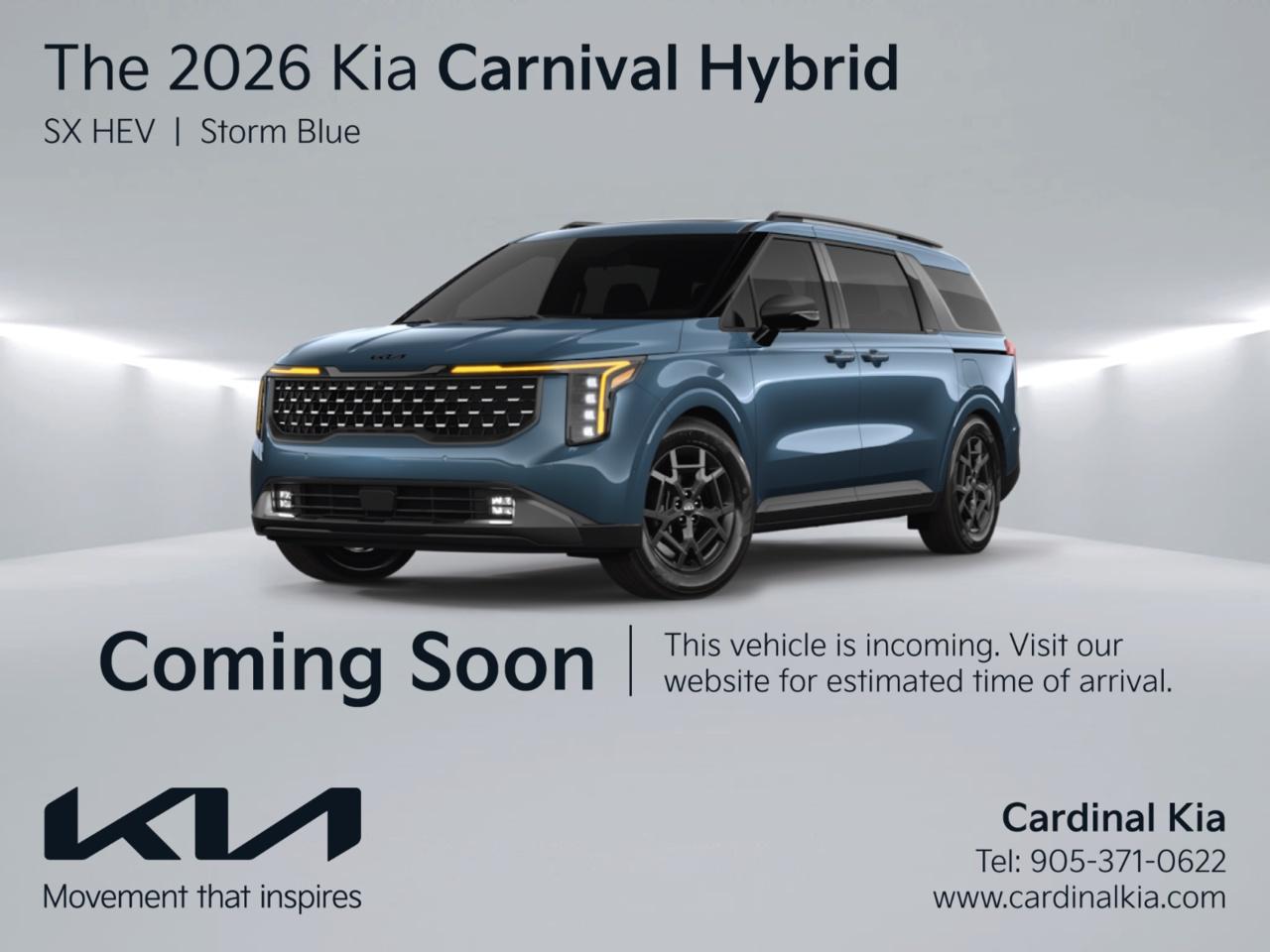 New 2026 Kia Carnival HEV SX for sale in Niagara Falls, ON
