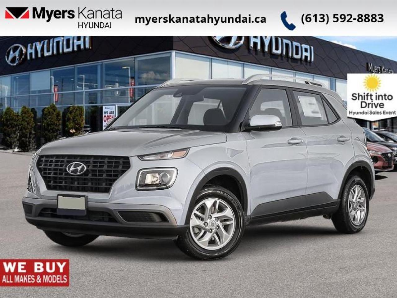 New 2025 Hyundai Venue Preferred IVT  - Heated Seats - $95.18 /Wk for sale in Kanata, ON