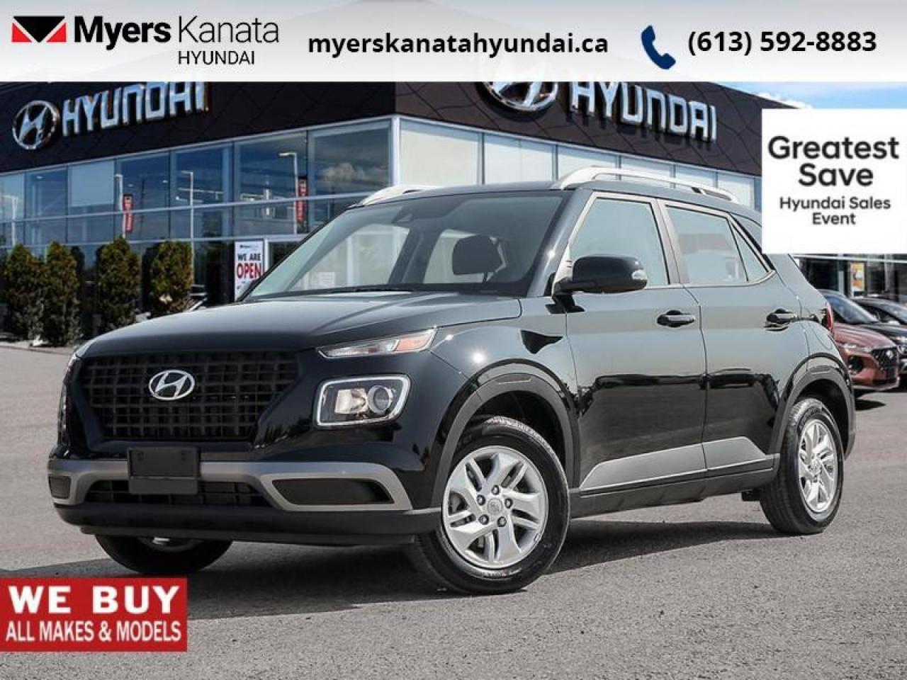 New 2025 Hyundai Venue Preferred IVT  - Heated Seats - $95.18 /Wk for sale in Kanata, ON