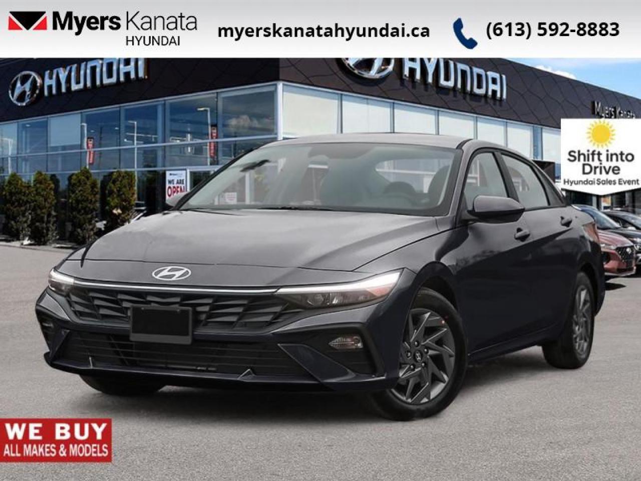 New 2025 Hyundai Elantra Preferred  - Remote Start - $98.09 /Wk for sale in Kanata, ON