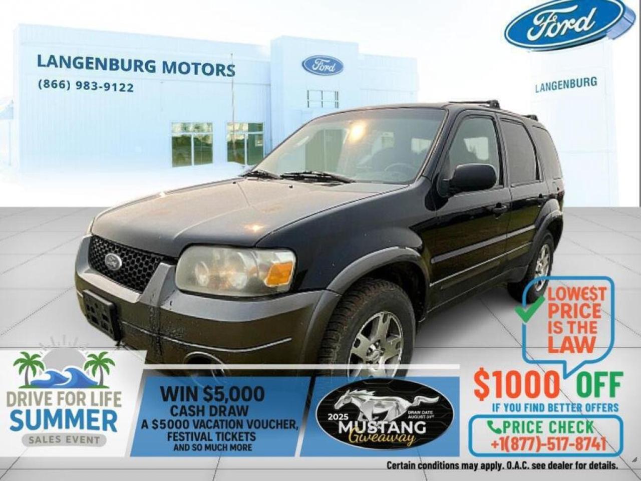 Used 2005 Ford Escape XLT for sale in Langenburg, SK