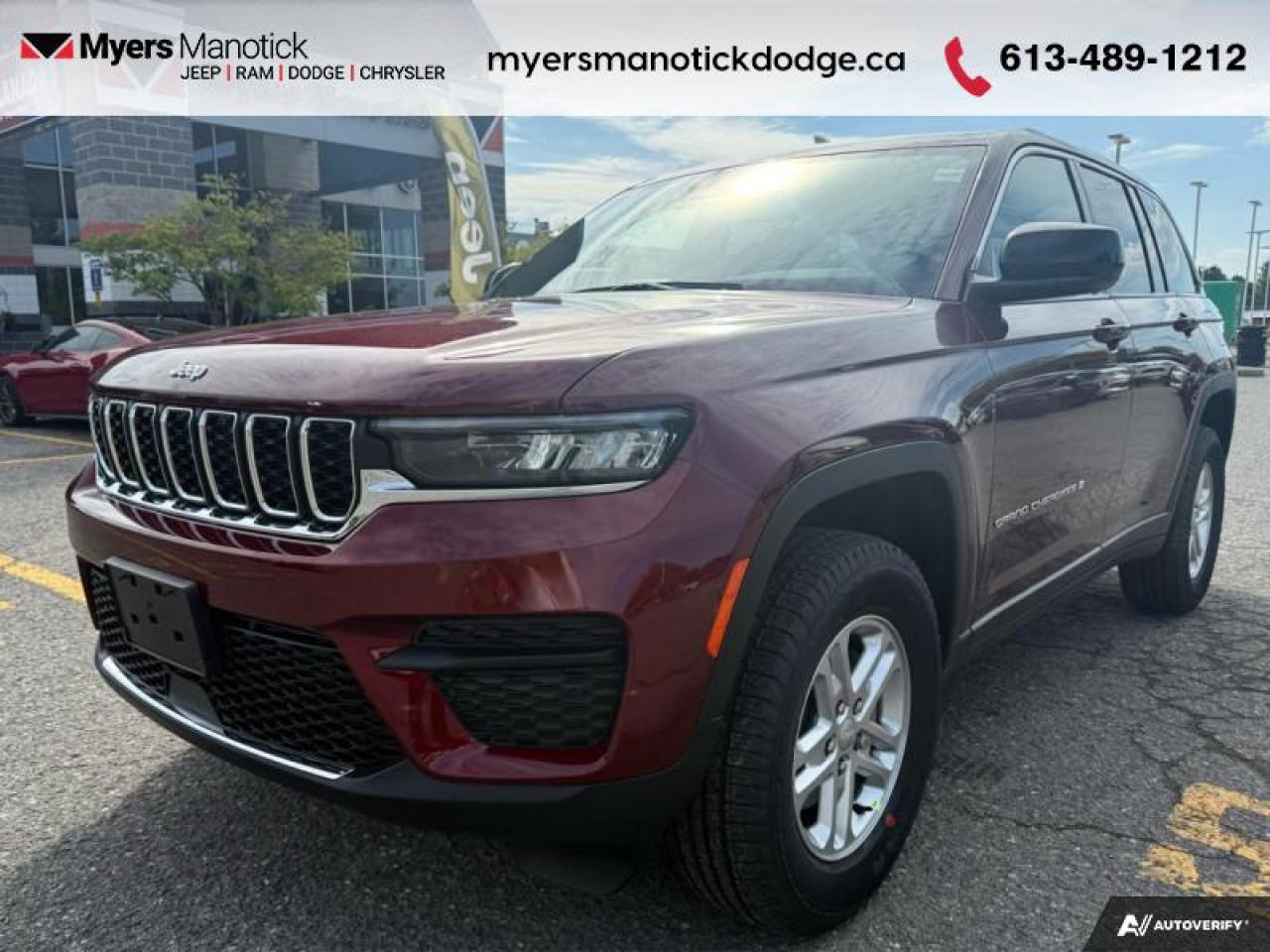 New 2025 Jeep Grand Cherokee Laredo  - Sunroof for sale in Ottawa, ON