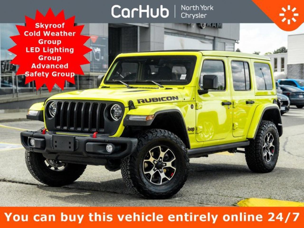 Used 2023 Jeep Wrangler Rubicon Skyroof Cold Weather Group LED Lighting Group  Safety Group Advanced Safety Group for sale in Thornhill, ON