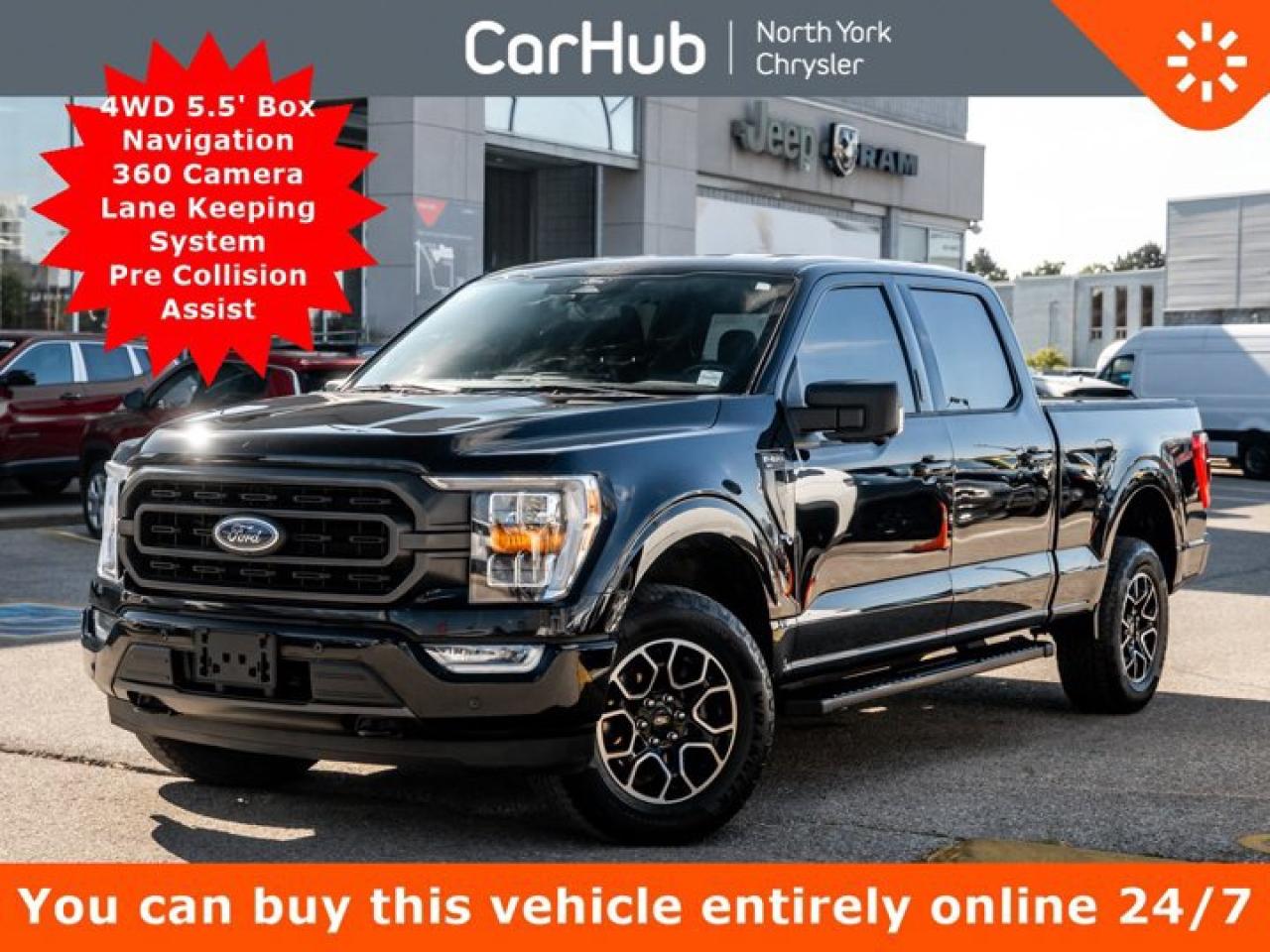 Used 2022 Ford F-150 XLT  4WD SuperCrew 5.5' Box Navi 360 Camera Lane Keeping System for sale in Thornhill, ON
