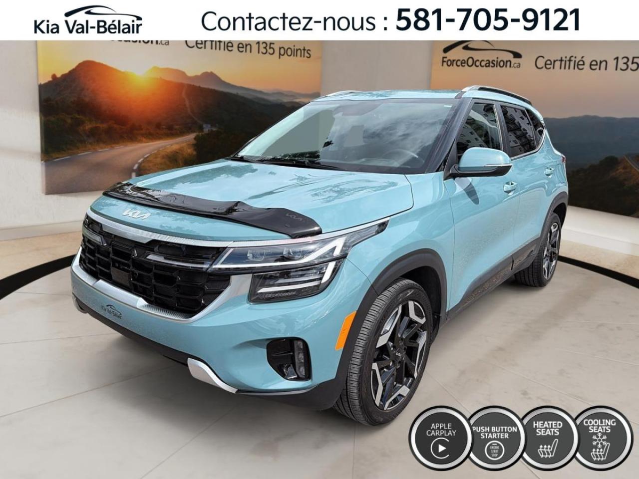 Used 2024 Kia Seltos SX *AWD *TURBO *195HP *CUIR *TOIT *BOSE *SIEGES VENTILEES for sale in Québec, QC