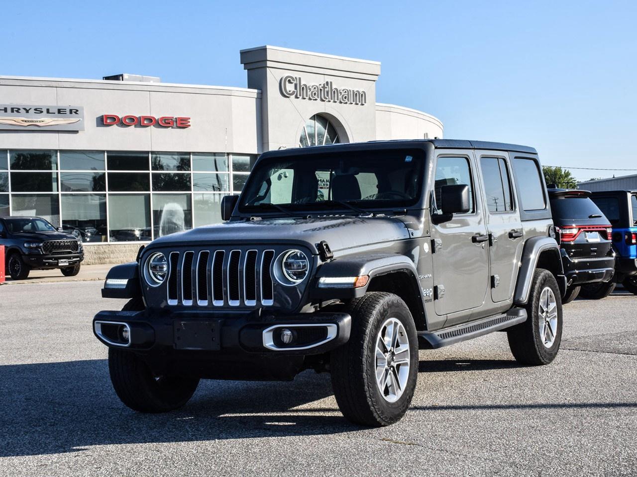 Used 2021 Jeep Wrangler Unlimited Sahara 4X4 for sale in Chatham, ON