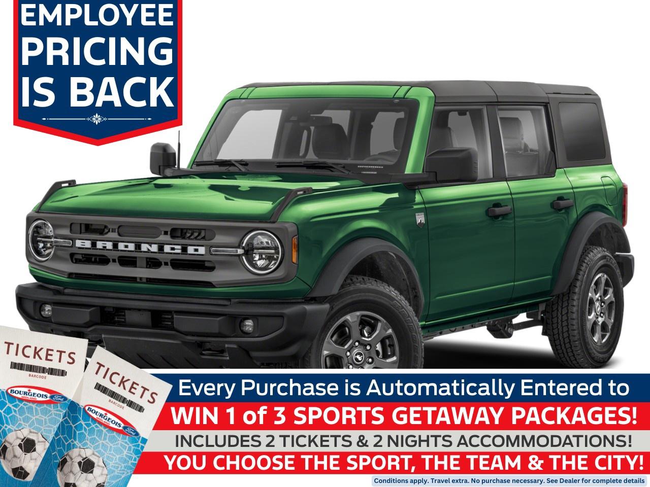 New 2025 Ford Bronco Big Bend 4 Door 4x4 for sale in Midland, ON