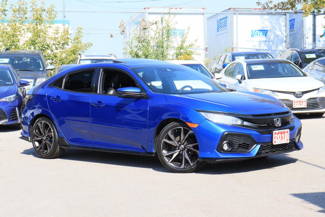 2018 Honda Civic Sport Touring | Auto | Leather | Roof | Nav | Cam Photo2