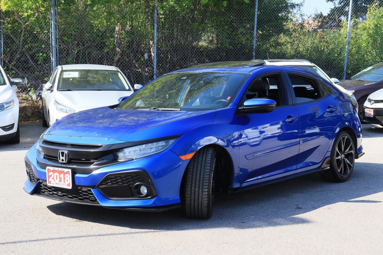 2018 Honda Civic Sport Touring | Auto | Leather | Roof | Nav | Cam Photo